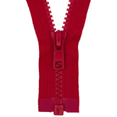 Deelbare rits | 35 cm | blok 5 | YKK Vislon Deelbare Rits RITS - YKK - DB - VISLON - 5 - 35 - 519 519 donker rood